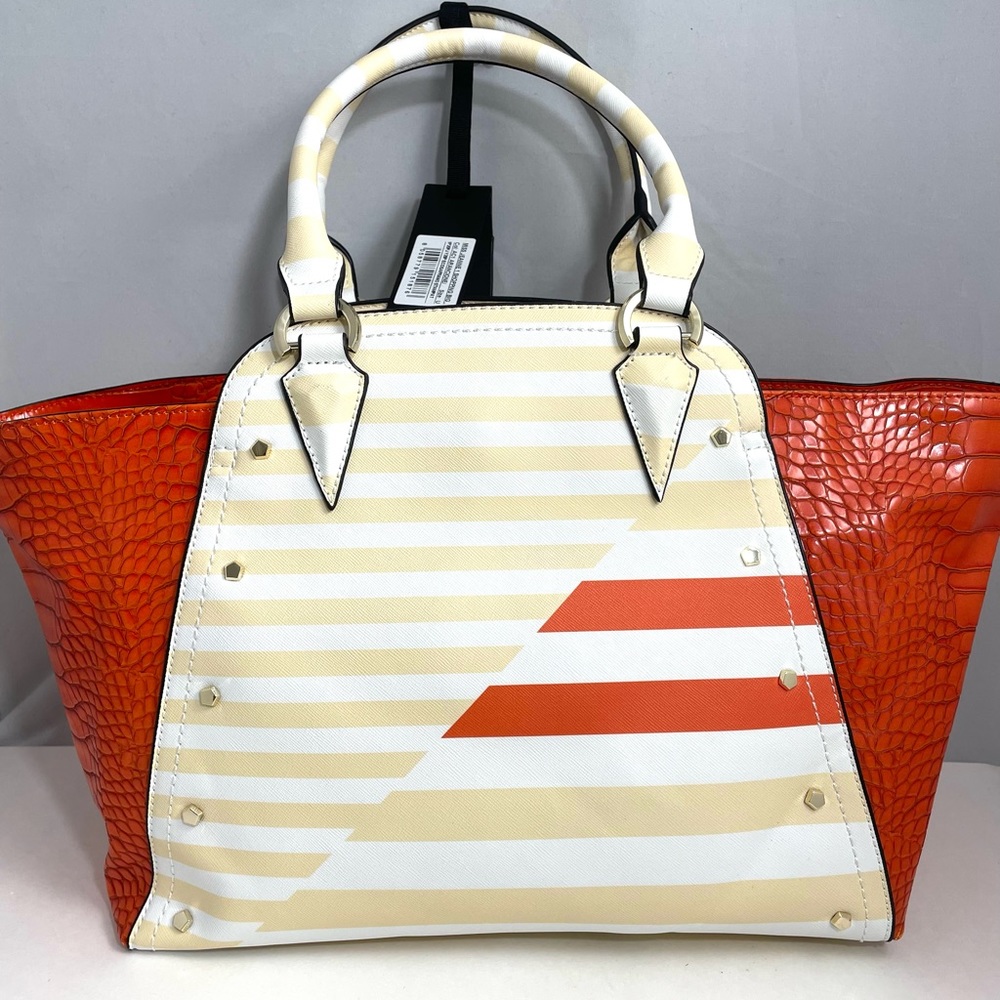 GORGEOUS PINKO orange multi TOTE BAG - Picture 2 of 8